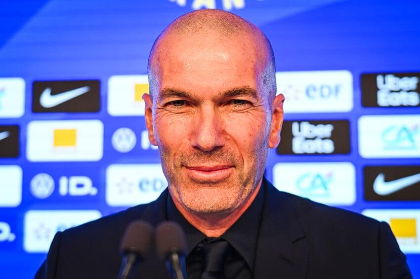 Zinédine Zidane en Bleu