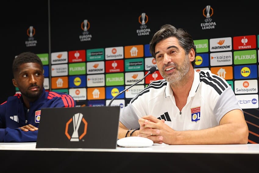 Paulo Fonseca (OL) en conférence de presse