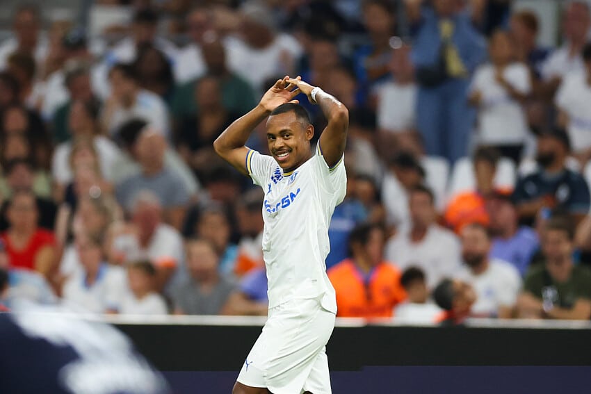 Igor Paixão lors d'OM - Paris FC