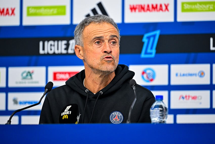 Luis Enrique (PSG) en conférence de presse
