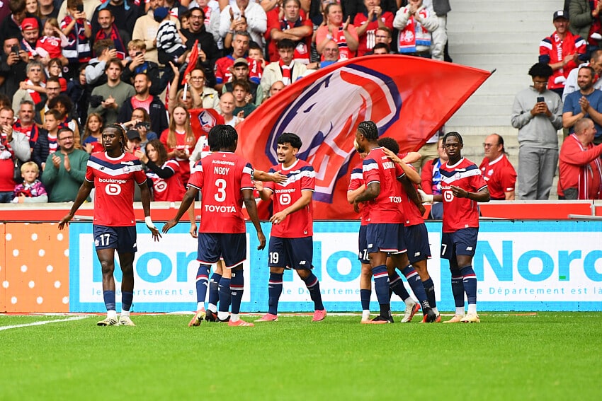Les joueurs du LOSC