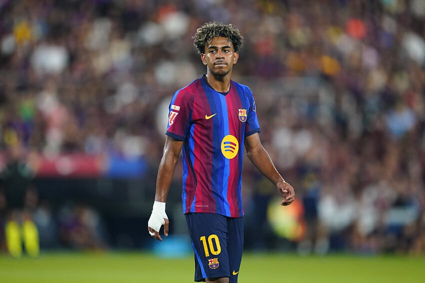 Lamine Yamal sous le maillot du FC Barcelone