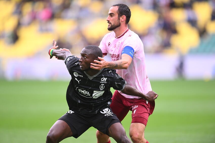 Lucas Perrin lors de FC Nantes - Reims