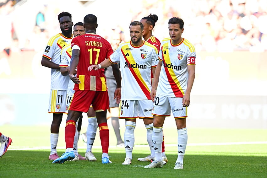 Jonathan Gradit et Florian Thauvin lors de Le Mans - RC Lens