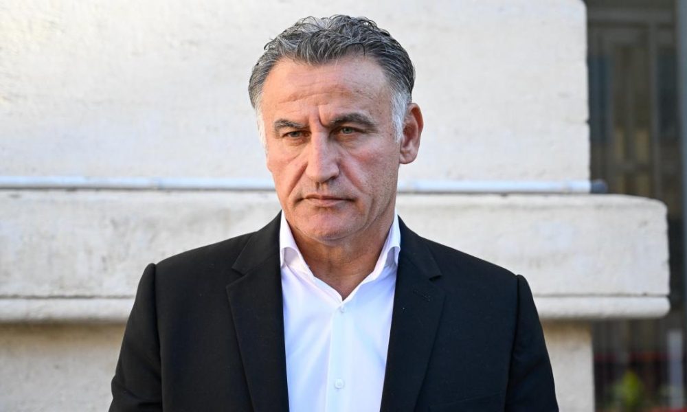 L'entraîneur Christophe Galtier