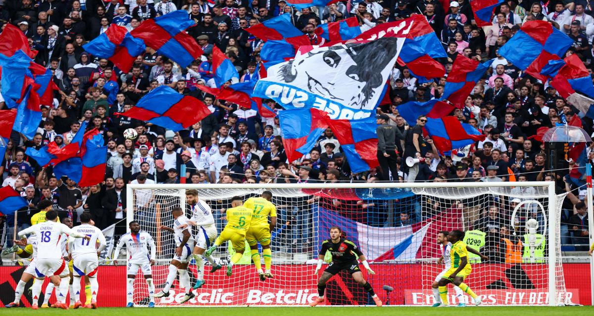 Les supporters de l'OL.