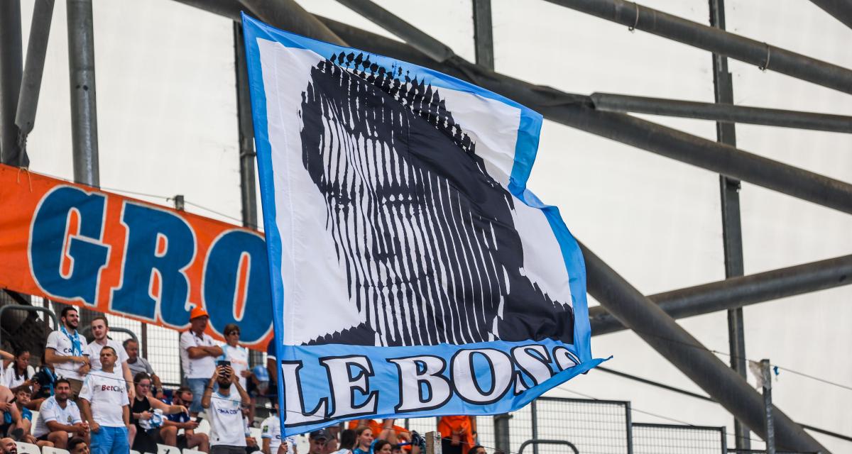 Une photo de Bernard Tapie, ancien président de l'OM.