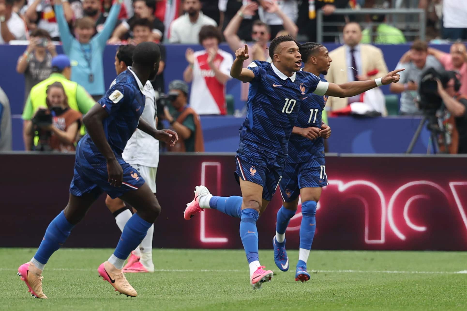 La joie de Kylian Mbappé
