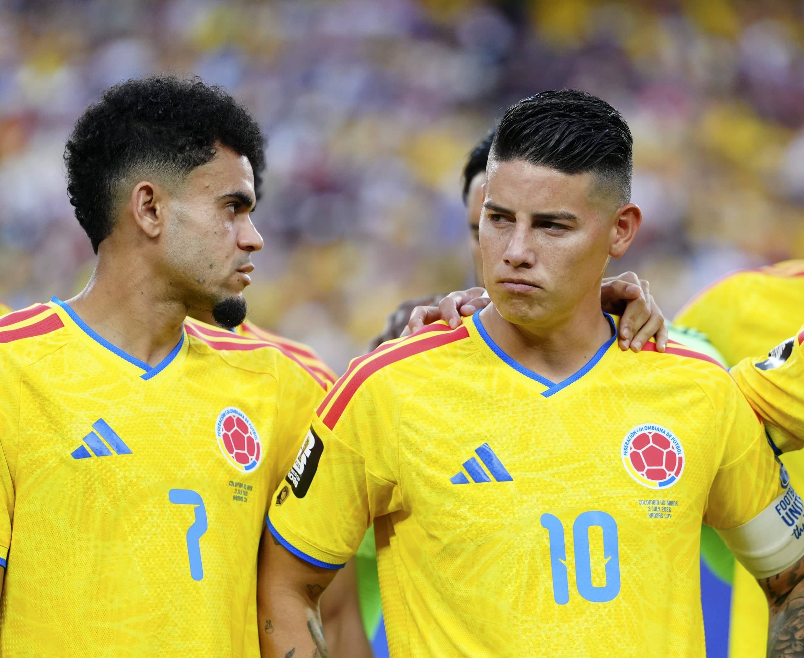 Luis Diaz et James Rodriguez
