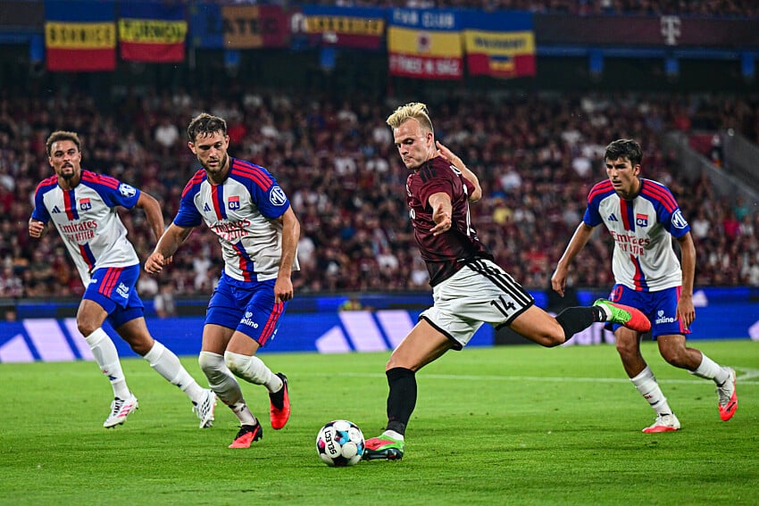 L'OL s'est incliné face au Sparta Prague lors du match aller