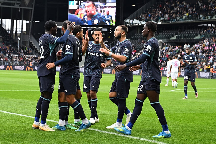 Les joueurs de l'OM