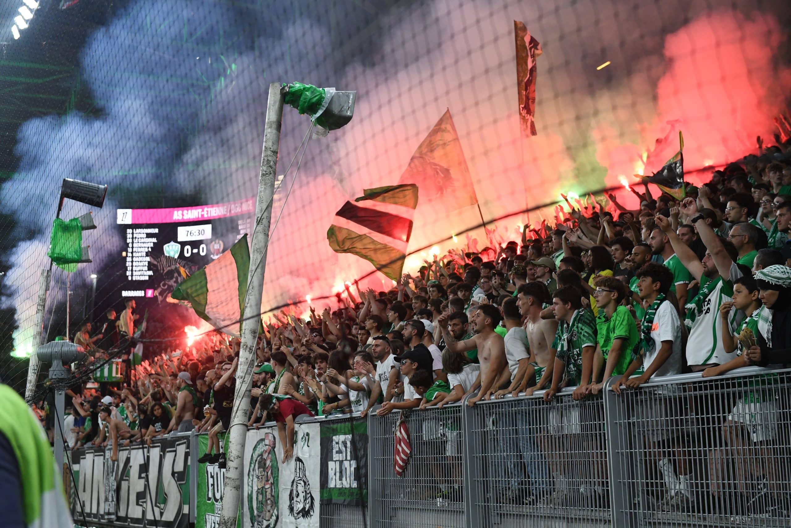 Les supporters stéphanois