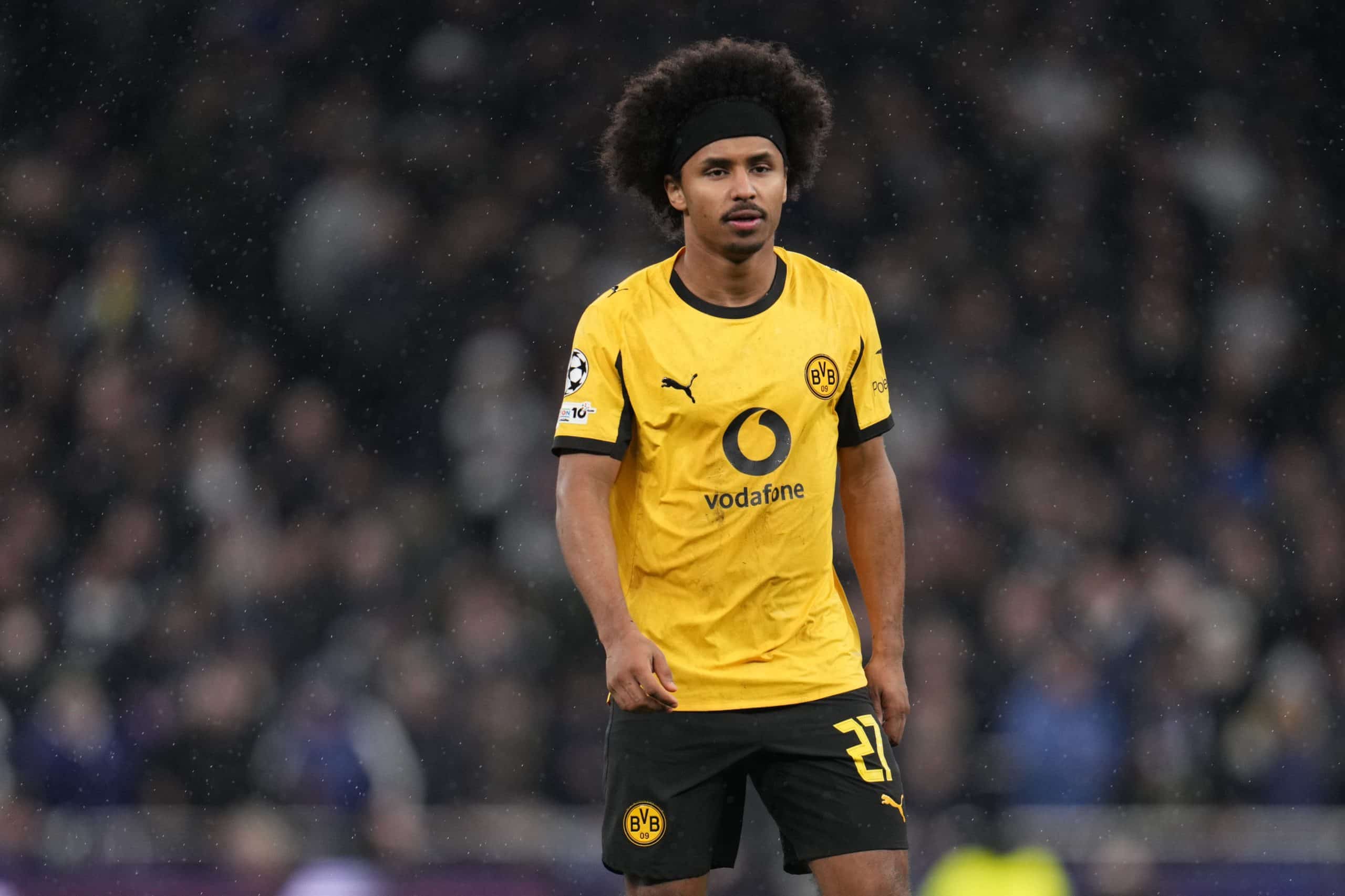 Karim Adeyemi sous le maillot du Borussia Dortmund
