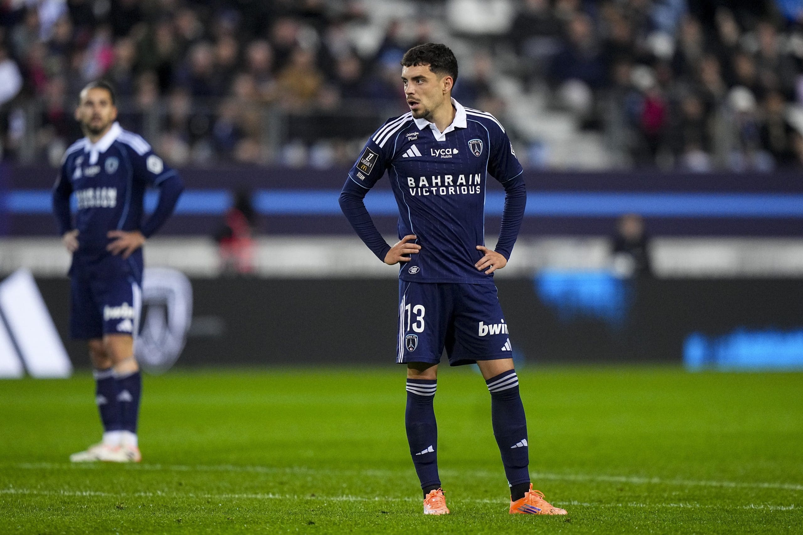 Mathieu Cafaro sous le maillot du Paris FC