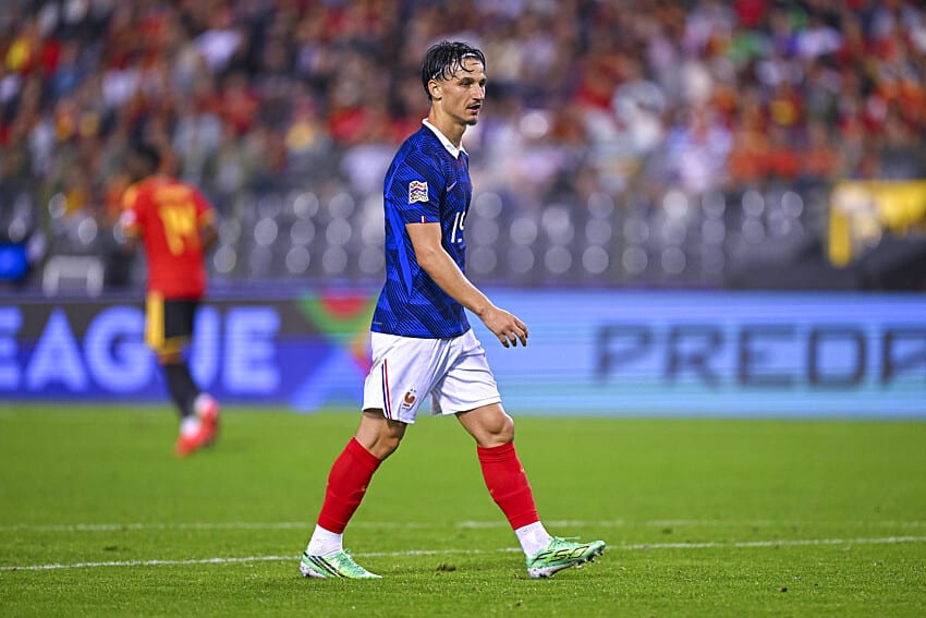 Esteban Lepaul lors de Belgique - France