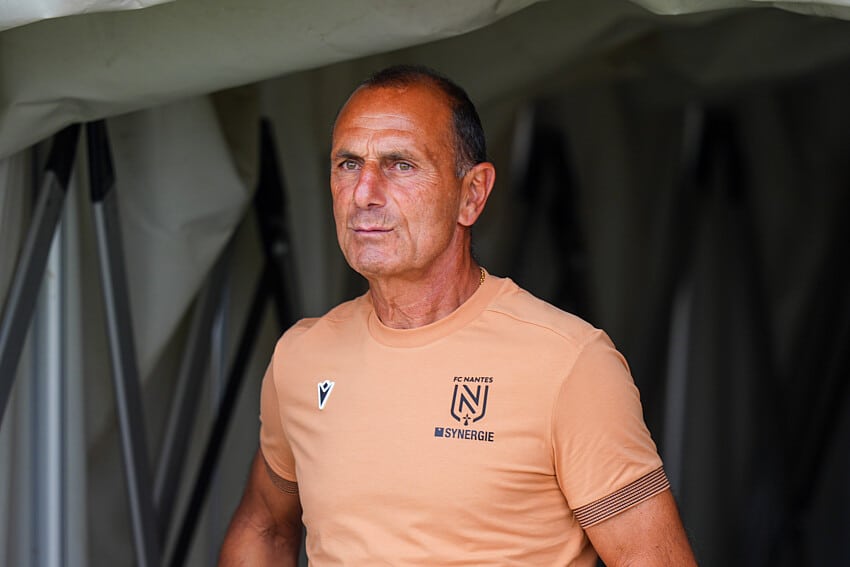 Michel Der Zakarian, l'entraîneur du FC Nantes