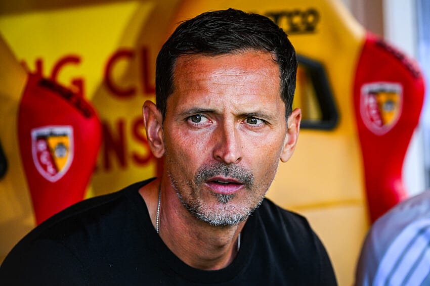 Dino Toppmöller sur le banc du RC Lens