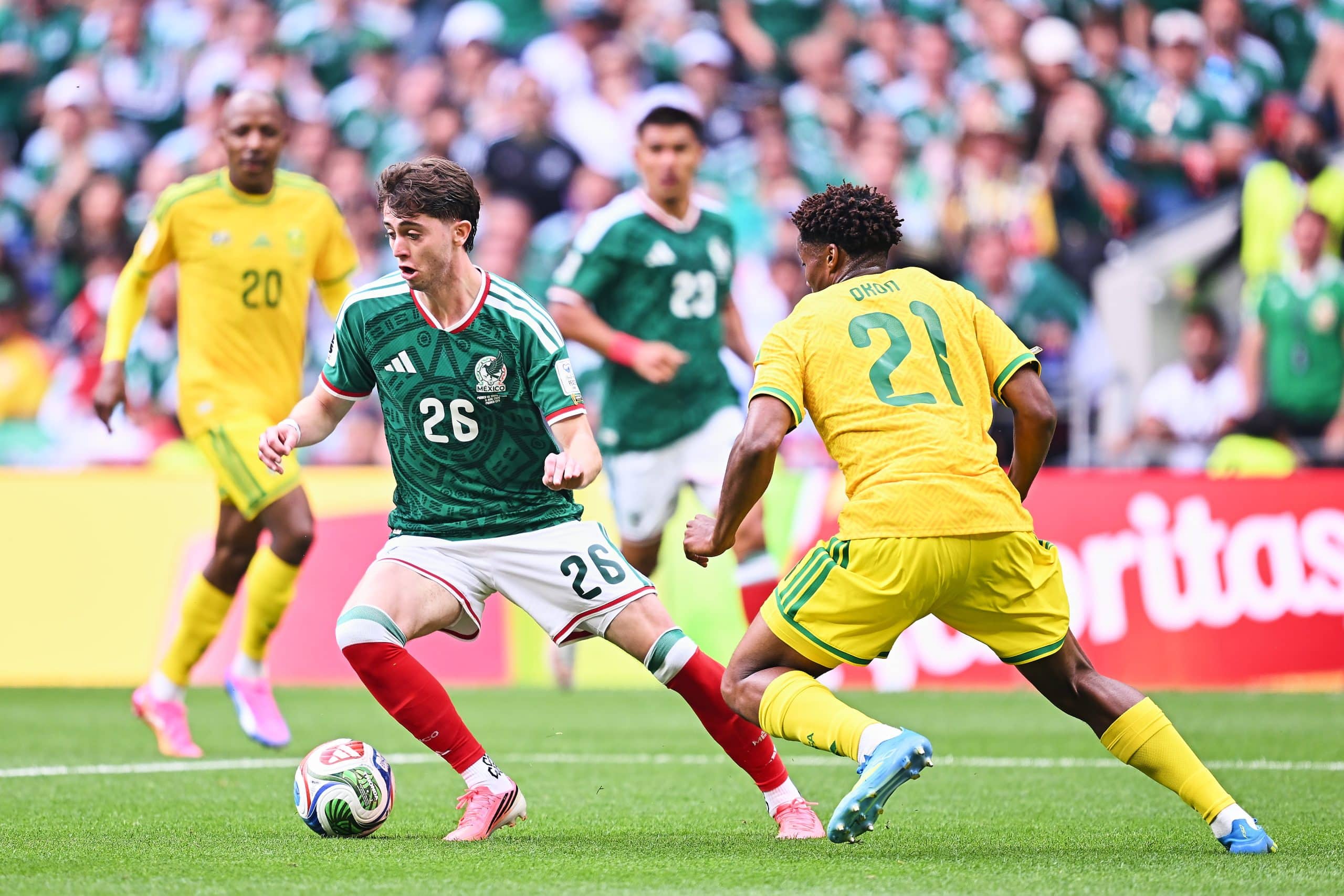 Brian Gutierrez lors de Mexique - Afrique du Sud