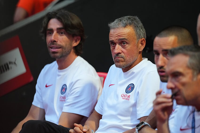 Luis Enrique, l'entraîneur du PSG