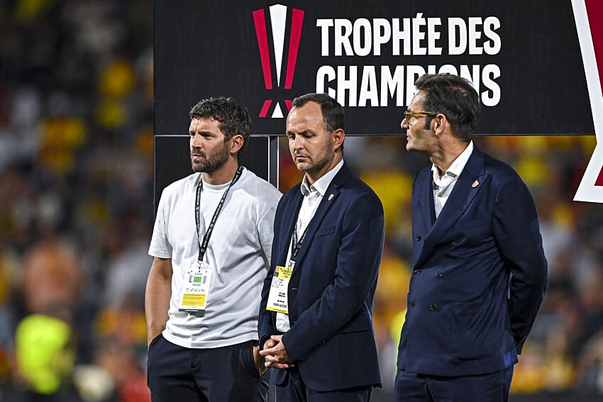 L'état-major du RC Lens