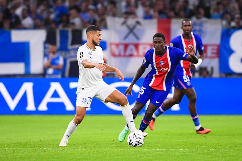 Amine Harit lors d'OM - PSG