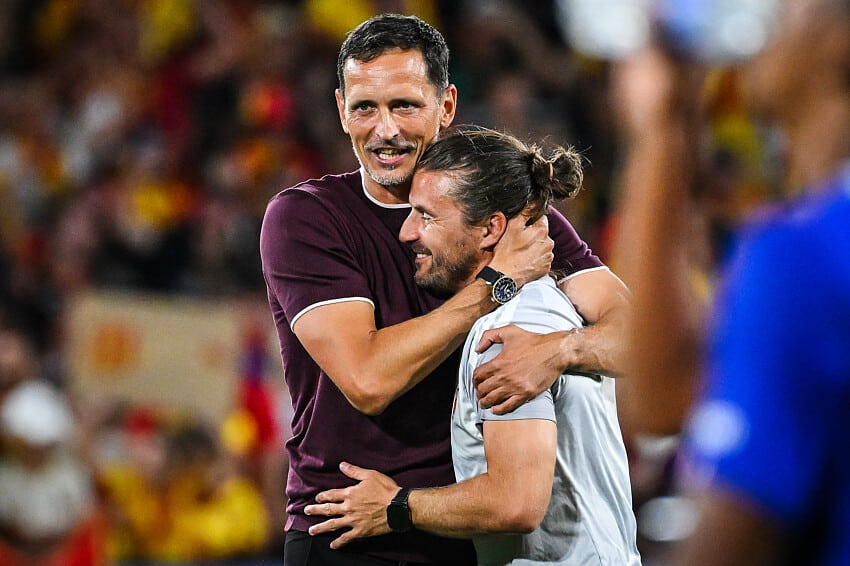 Dino Toppmöller et Yannick Cahuzac