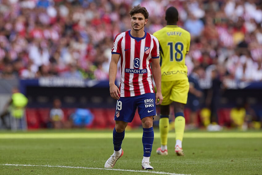 Julian Alvarez lors d'Atlético Madrid - Villarreal