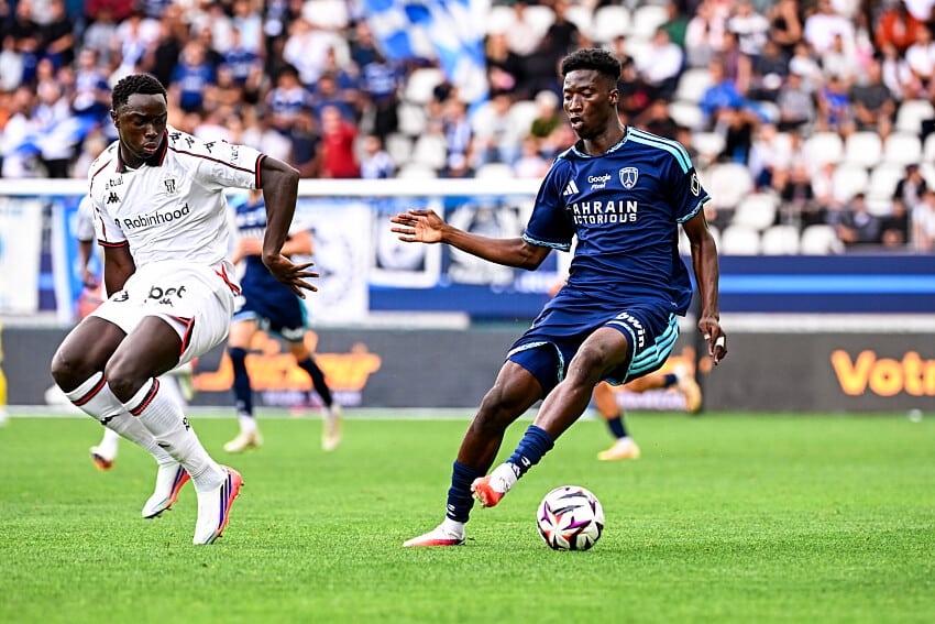 Patrick Zabi lors d'OGC Nice - Paris FC