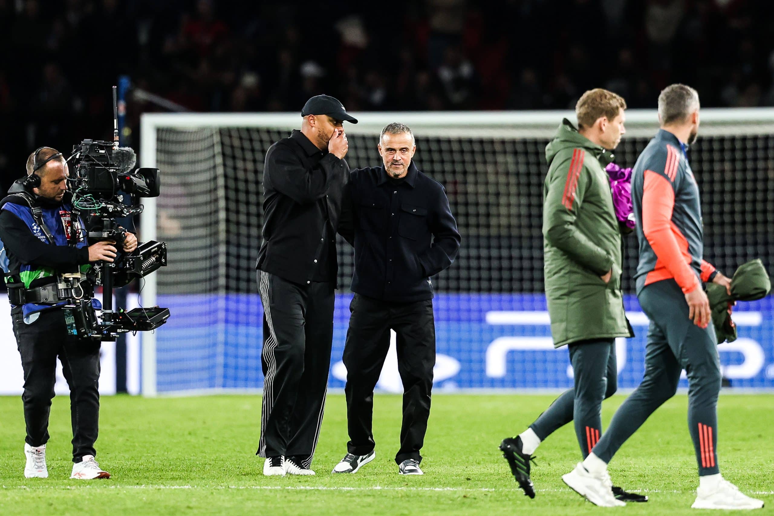 Vincent Kompany et Luis Enrique