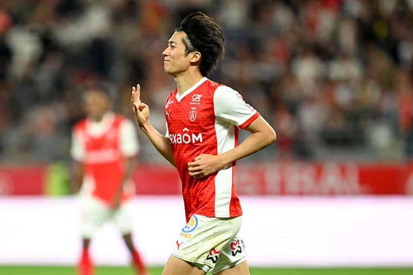 Keito Nakamura sous le maillot de Reims