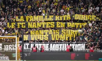 FC Nantes – OM : la Brigade Loire s&rsquo;attaque aux Kita avec une banderole et des chants chocs