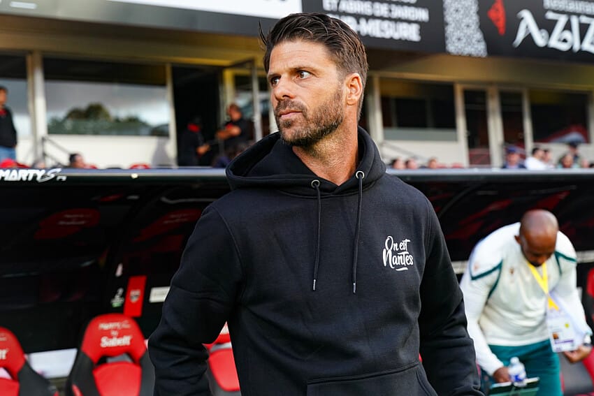 Grégory Poirier, l'entraîneur du FC Nantes