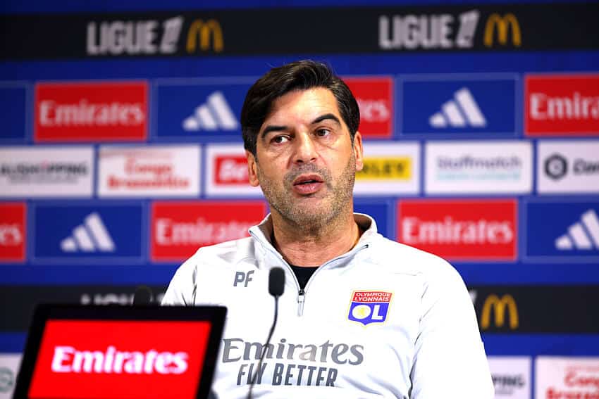 Paulo Fonseca en conférence de presse