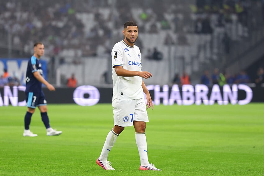 Amine Harit lors d'OM - Paris FC