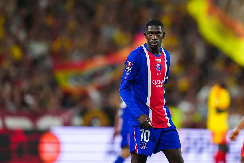 Ousmane Dembélé lors de RC Lens - PSG