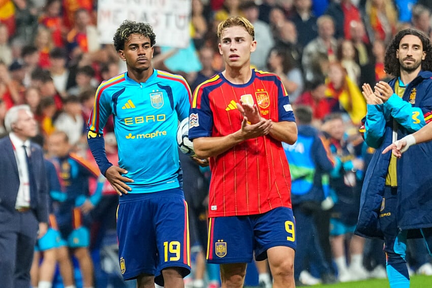 Yamal et Lopez au FC Barcelone
