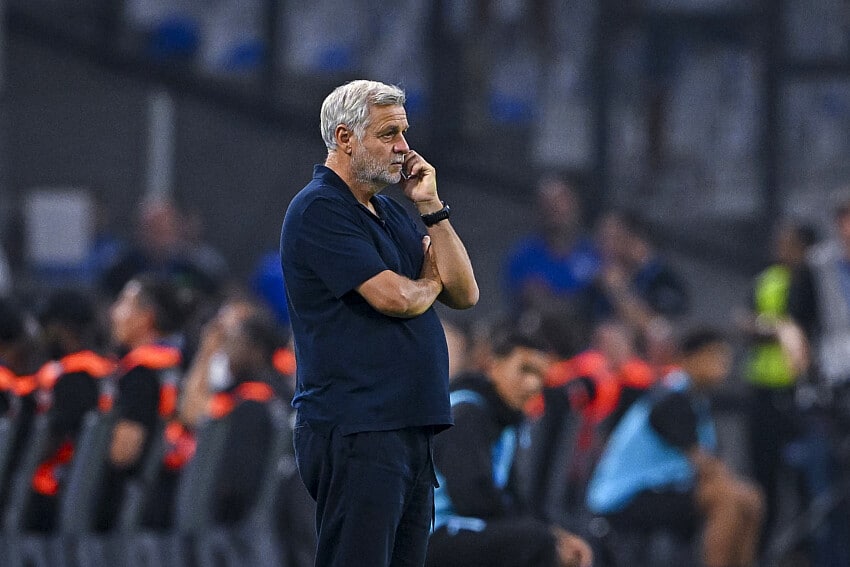 Bruno Genesio lors d'OM - PSG