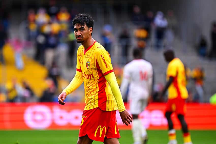 Erawan Garnier sous le maillot du RC Lens