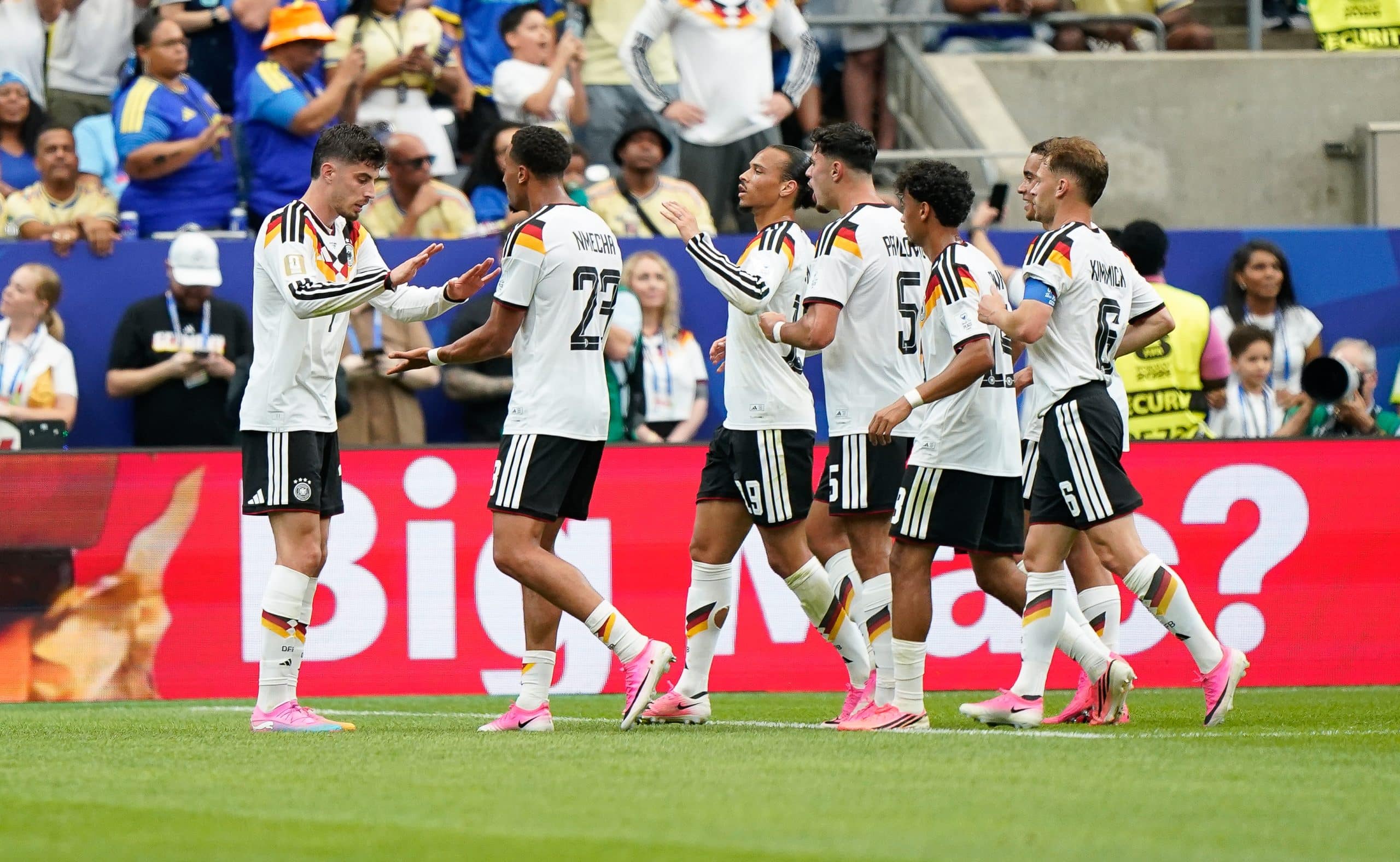 La joie des Allemands