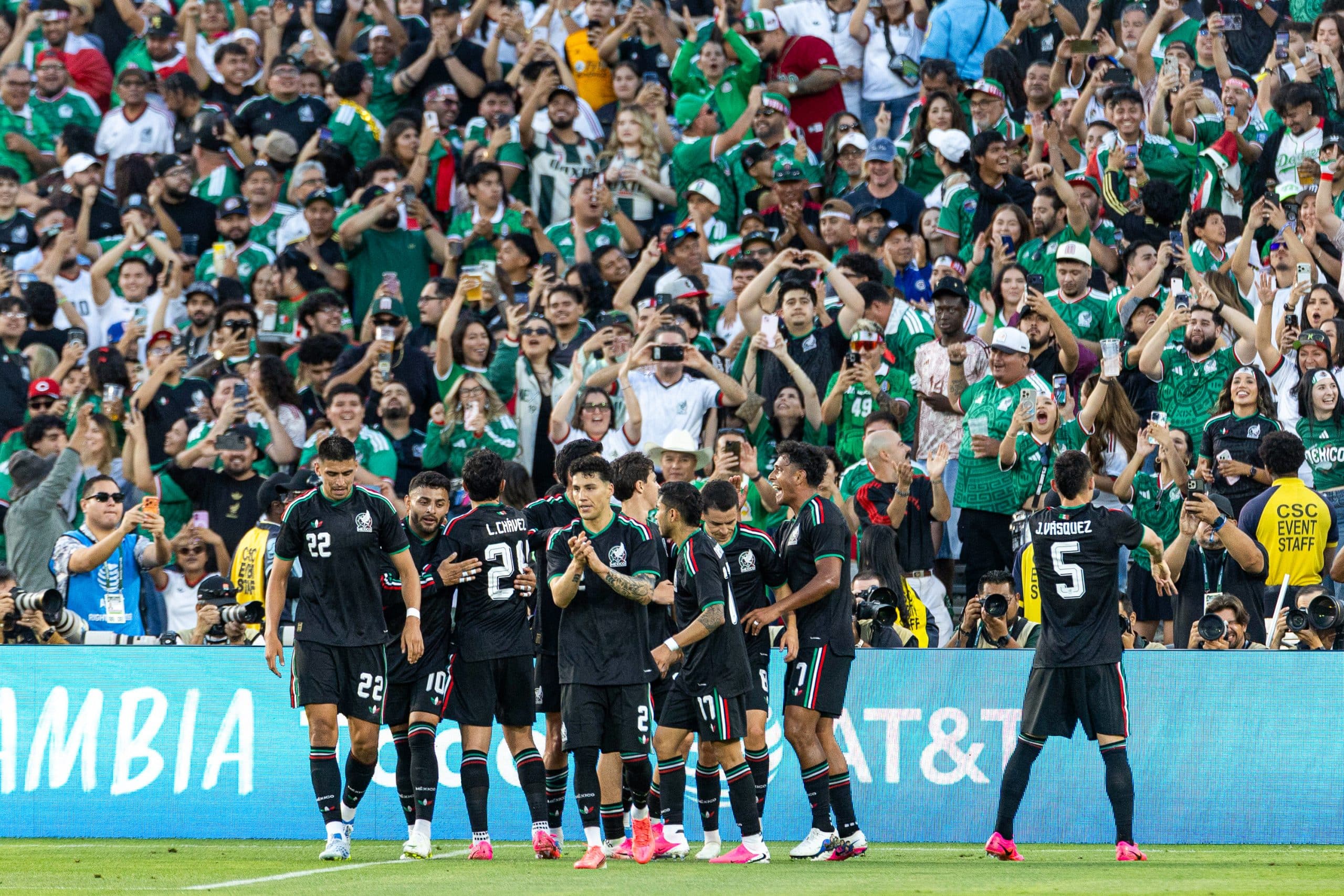 Les joueurs du Mexique