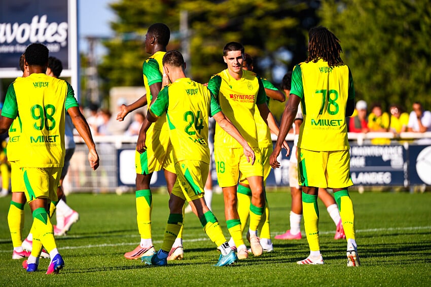 Les joueurs du FC Nantes