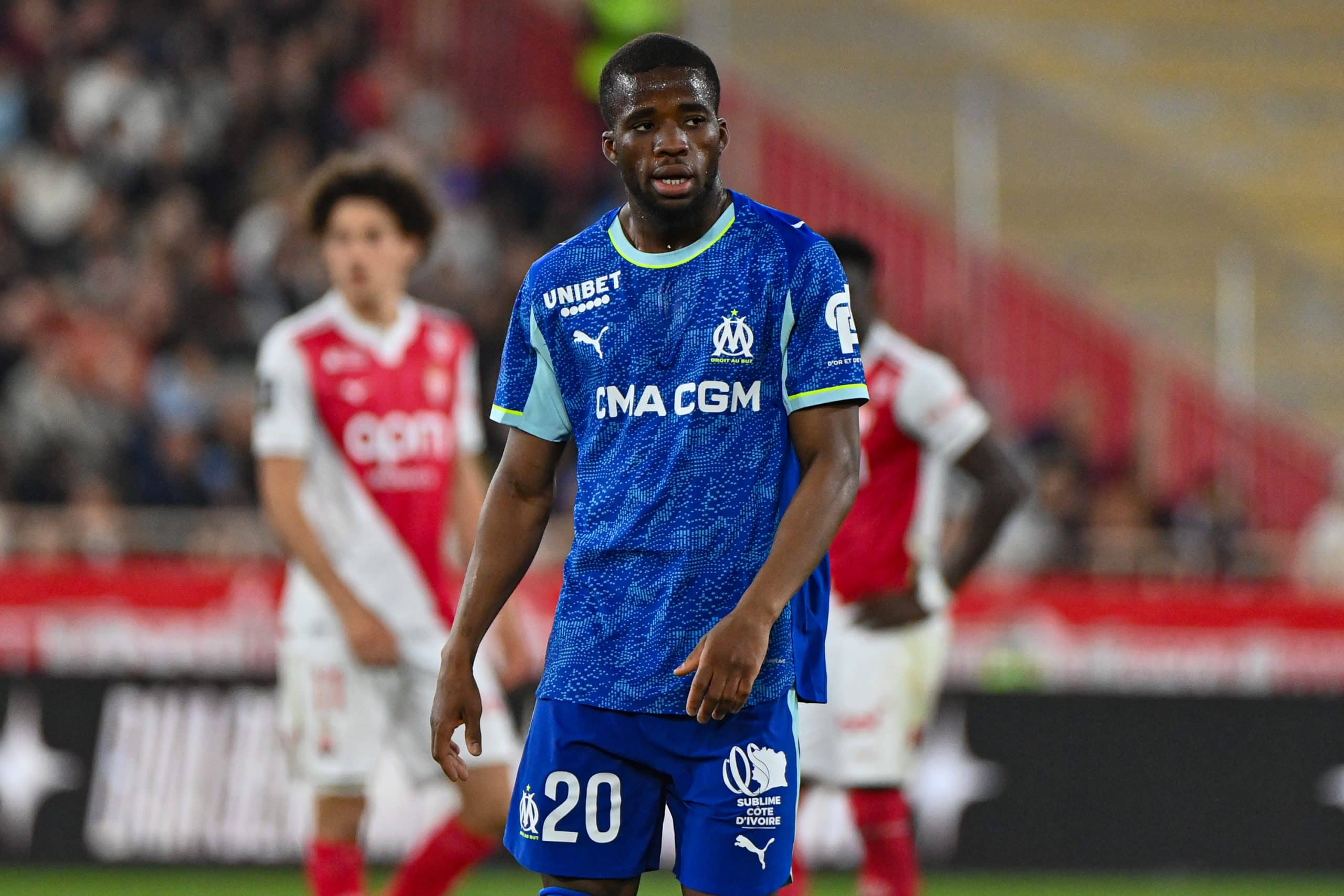 Hamed Junior Traoré sous le maillot de l'OM