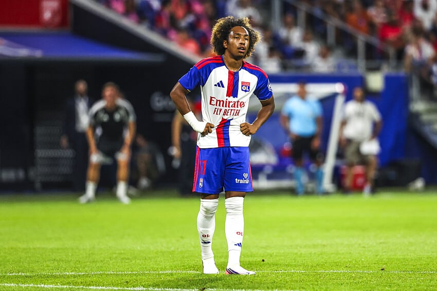 Malick Fofana sous le maillot de l'OL