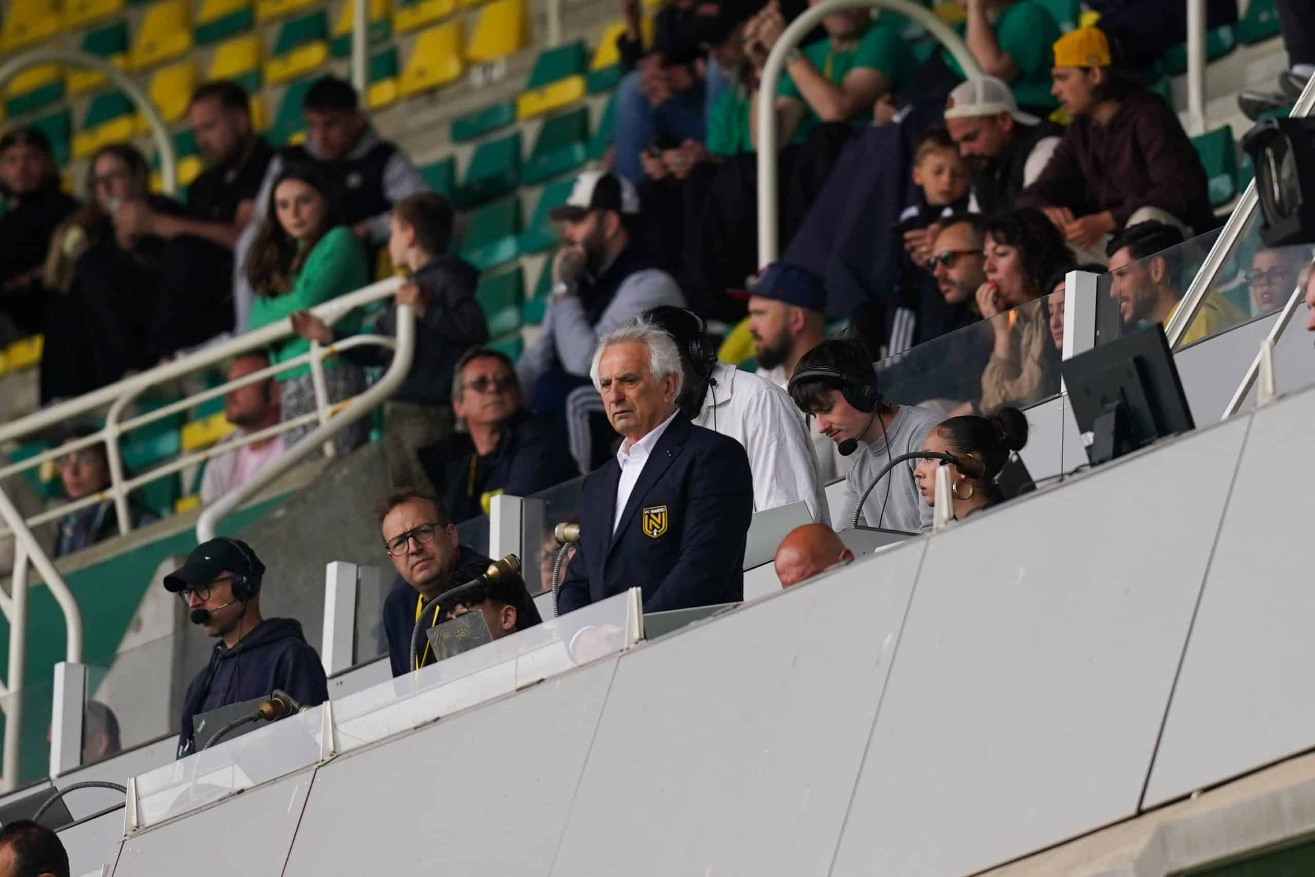 Vahid Halilhodzic lors de FC Nantes - OM