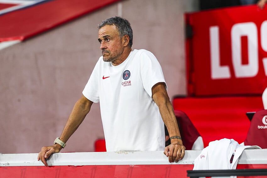 Luis Enrique, l'entraîneur du PSG