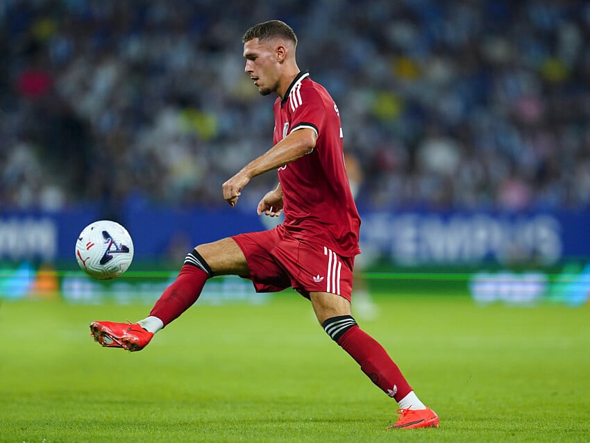 Lucas Stassin sous le maillot du FC Séville