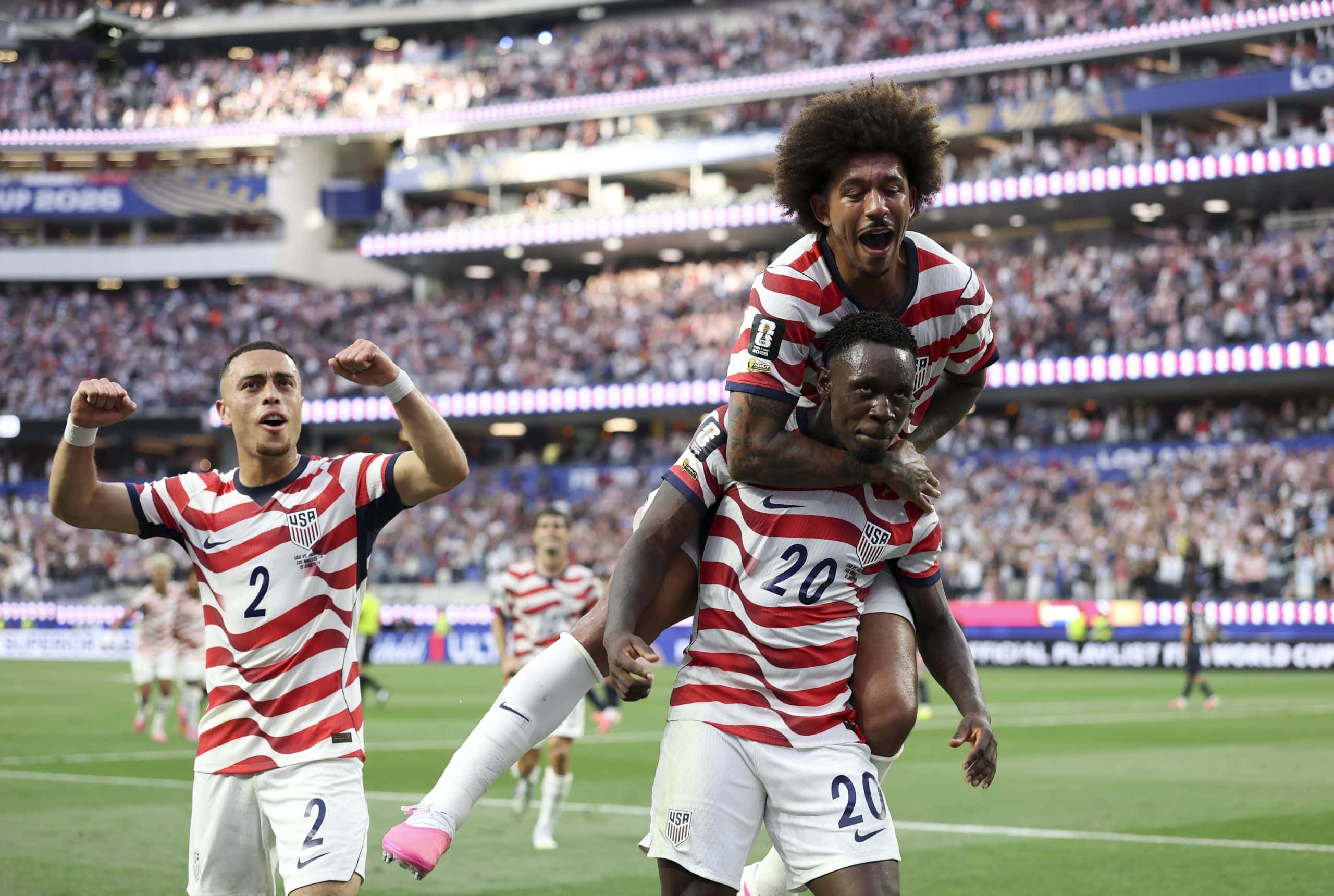 La joie des Américains