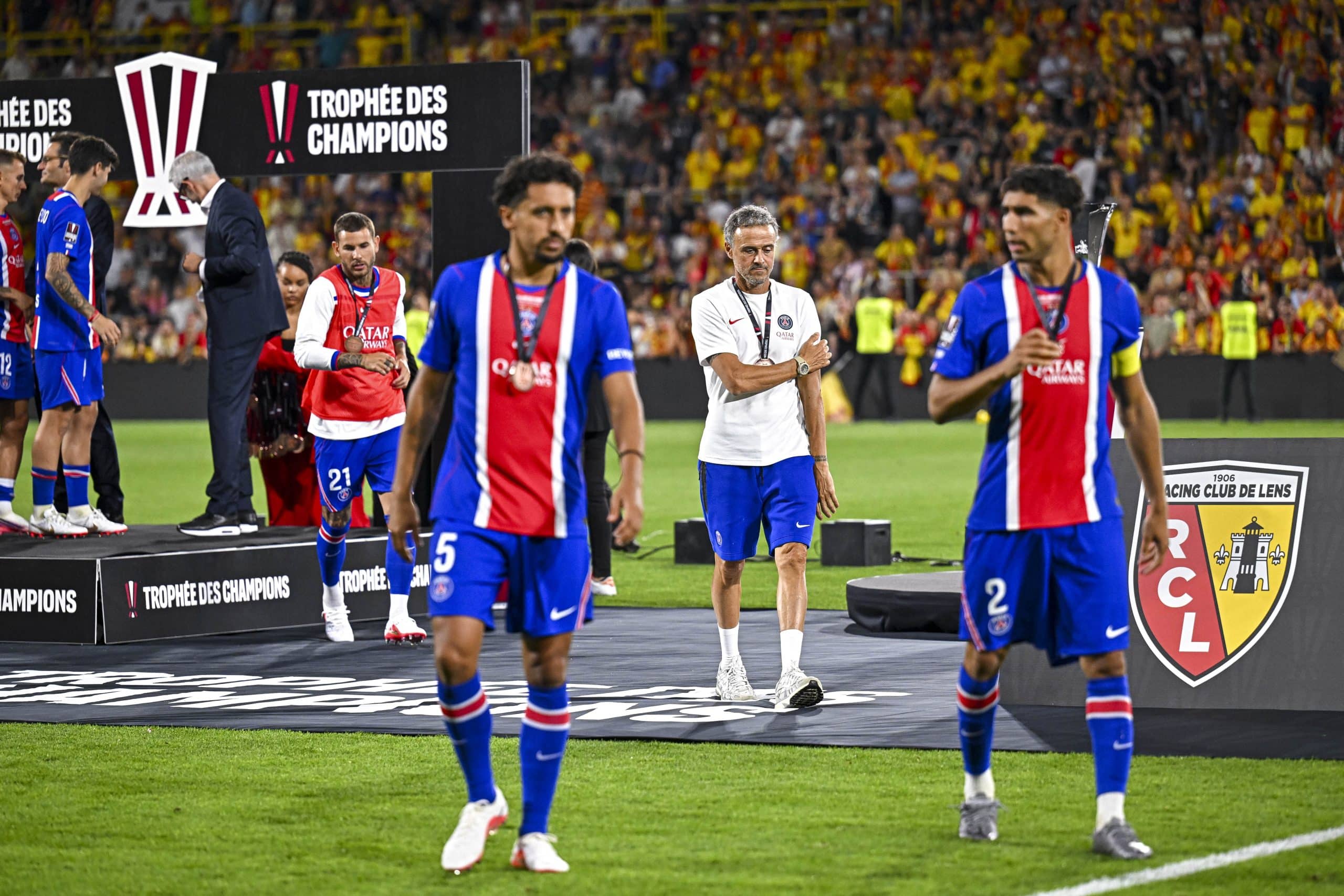 PSG : Luis Enrique refuse d’accabler ses joueurs après Lens