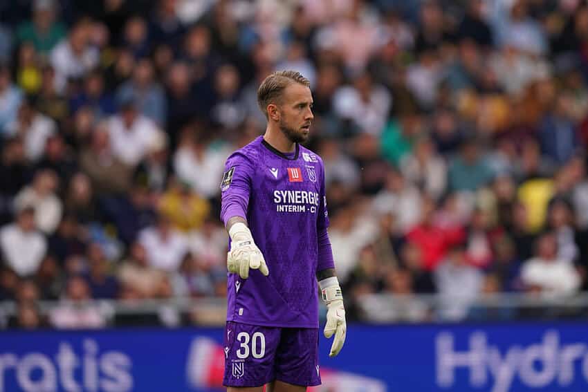 Patrik Carlgren sous le maillot du FC Nantes