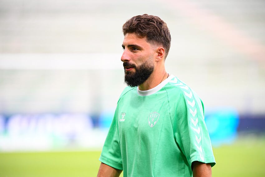 Zuriko Davitashvili sous les couleurs de l'ASSE